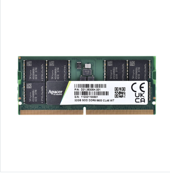 Apacer宇瞻/DDR5 Wide Temp. SODIMM工規(guī)寬溫內(nèi)存條